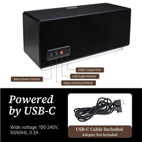 GERMANUS Étui à cigares en cuir marron bœuf II