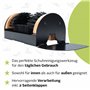 ZENVENTURE® Grattoir à chaussures – Paillasson robuste avec brosses complètes – Paillasson pour extérieur et intérieur en métal