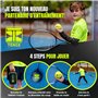 TENIX® Tennis Trainer [avec Power-Grip-System] Entrainement tennis pour enfants & adultes | Jouez dans votre jardin, au parc ou 