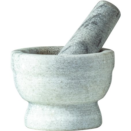 JADE TEMPLE Mortier en marbre avec pilon