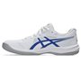 ASICS Homme Court Slide 4 Sneaker, White Dark Cobalt, 44 EU