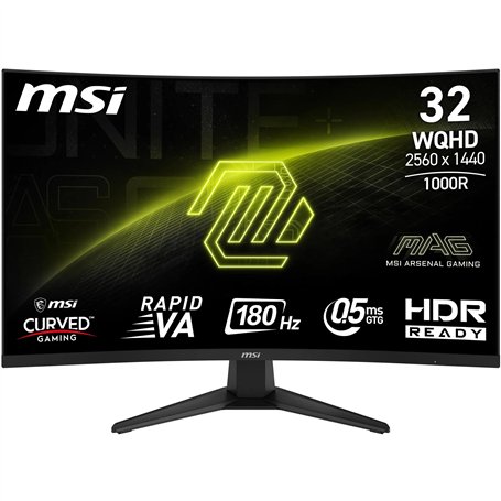 MSI MAG 325CQF Écran Gaming incurvé 32" WQHD - Dalle Rapid VA 1000R 2560 x 1440