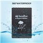 Lot de 5 cahiers imperméables, bloc-notes 15 x 10 cm, bloc-notes tout temps avec spirale supérieure, bloc-notes tactique avec gr