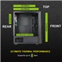 Boitier+Moyen+Tour+ATX+Azza+Fighter+RGB+avec+panneau+vitr%C3%A9+%28Noir%29