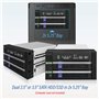 ICY DOCK Boîier Cage, backplane Rack Mobile 2 disques Dur 2.5" ou 3.5" SATA avec RAID1 et JBOD pour 2 Baie de 5.25" - FatCage Ra