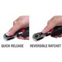 ACDelco ARM601-4 Clé dynamométrique numérique 1/2" avec buzzer (9,9 à 100 pieds), avec vibration et notification flash – Normes