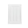 H&C VENT Grille d'aération rectangulaire blanche 250 x 170 mm avec curseur et moustiquaire - Grille de protection contre les int