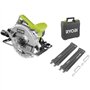 RYOBI - Scie circulaire 1600 W - 190 x 16 mm - 66 mm a 90° - laser - Livré en coffret