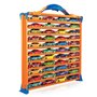 Hot Wheels Rack N' Track Cars & Toys Organizer Storage with 44 Compartments - Improved - Toy Display Case