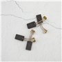 Lot de 2 paires de balais de carbone universels 20 x 12 x 6 mm pour meuleuses d'angle moteur électrique