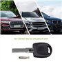 Coque de Clé Voiture avec Antidémarrage ID48 Puce Transpondeur Non Coupée Kit Vierge Distance Véhicule