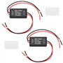 2pcs Clignotant Stroboscopique 12V-24V Clignotant Contrôleur Module Clignotant pour Feu Stop LED Feu Stop Arrière Véhicules à Mo