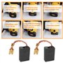 OTOTEC Lot de 4 balais de charbon pour meuleuse d'angle 402874-07 Compatible avec Dewalt DW630 DW840 Compatible avec Black and D