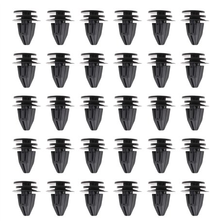 30x Clip de Garniture Seuil Jupe Latérale Extérieure Voiture Attaches de Fixation en Plastique Compatibles avec Mini R50 R53 R56