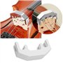 EMSea Sourdine pour Violon Silencieux pour Violon Silent Practice Silencieux Argent Silencieux à Quatre Griffes en Métal Réducte