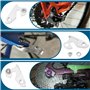 YINETTECH GH-022 Lot de 2 cintres de dérailleur arrière pour vélo avec vis pour vélo de course de montagne