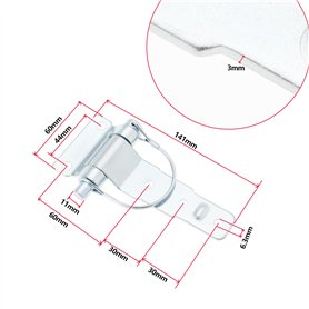VGOL Lot de 3 courroies de rechange 1606418