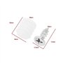 VGOL 50 Sets d'inserts de Chevilles de Charnière en Plastique Kits pour La Réparation de Meubles d'armoire Compatible avec Blum