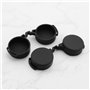 VGOL 2 Pièces 41-42mm Couvercle d'oculaire Caoutchouc Couvercle Protection Contre Pluie Jumelles Lentille Oculaire Accessoires d