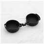 VGOL 2 Pièces 41-42mm Couvercle d'oculaire Caoutchouc Couvercle Protection Contre Pluie Jumelles Lentille Oculaire Accessoires d
