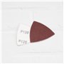 VGOL 50 Accessoires Lot de pour Outils Multifonctions Papier de Verre Triangulaire 80 × 80 Mm Gravier 40/80/120/240 Papier de Ve
