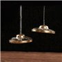 Lrtzizy TibéTains Cymbales Cloches de MéDitation Cloches de Carillon de MéDitation de 6,5 Cm, Cloche de Yoga de MéDitation pour 