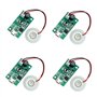 Iegefirm 4Pcs 20MM Brumisateur à Ultrasons Brumisateur Atomiseur Transducteur Atomiseur Film Plaque Accessoires Humidificateur J