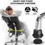 Wanjorlay 5 PièCes Cloche Glisse Chaise de Bureau de Remplacement ou Tabouret Roulettes Pivotantes à Roulettes Fixes Fixes, Roue