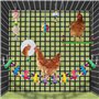 OVNSHVN Poulet pour Poules Poulet Xylophone Jouet Poulet Pont BalançOire Poulet Picorer Poulet Miroir
