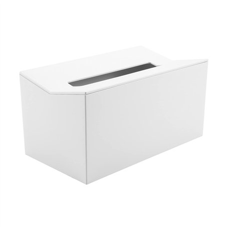 Wiedfedy Boîte à mouchoirs de cuisine pour serviettes en papier - Distributeur de mouchoirs mural pour lingettes - Blanc