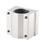 UrbanNest UnitéS de Bloc de GlissièRe à Roulement à Billes LinéAire, DiamèTre D'AléSage de 16 Mm (Paquet de 4 SCS16UU)