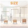 UrbanNest 3 PièCes Mode T-Bar PréSentoir Support de Support Boucles d'oreilles Suspendus Organisateur Ensemble de