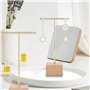 UrbanNest 3 PièCes Mode T-Bar PréSentoir Support de Support Boucles d'oreilles Suspendus Organisateur Ensemble de