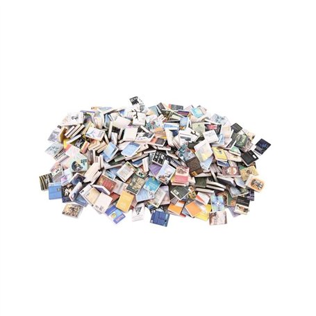 Doxiuyo Soulagement de L'Anxiété 200 Livres Bibliothèque Miniature Secouez Votre Anxiété B