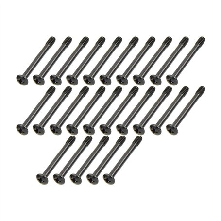 Myqqhbs Lot de 25 vis de Fixation à tête Ronde rallongée 6-32 x 30 mm pour boîtier PC