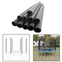 Poggapp 12 Manchons en Mousse pour Perche de Trampoline, Manchons de Pôle de Trampoline, Remplacement de Rembourrage de Trampoli