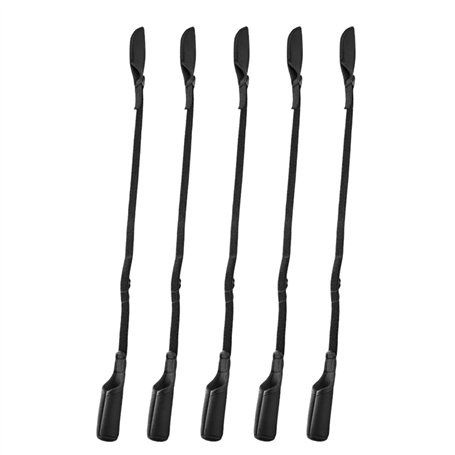 Hopbucan Lot de 5 sangles de support de canne à pêche 59 cm à 130 cm Housse de protection réglable pour canne à pêche Installati