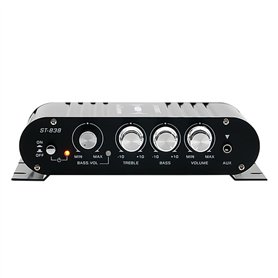 FVZWKHD -838 Amplificateur de Puissance HiFi 2.1 Canaux 80 W X 2 Amplificateur de Son Stéréo pour Basses avec Sortie Caisson de