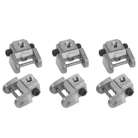 UrbanNest 6 Pièces Supports de Lames de Scie à Chantourner Kits de Conversion Adaptateur Sans Broche Supports de Lame Supérieur/