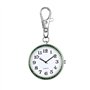 JewelryWe Montre d'Infirmière Homme Femme- Montre Surface de Chiffres Arabes & Porte-clés Sac à Dos Boucle & Boîtier en Diamant