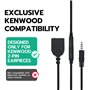 5 mm Kenwood pour téléphone portable vers talkie-walkie