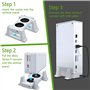 Mcbazel Support vertical pour ventilateur de Refroidissement Base Station D'accueil pour Xbox Series S Support de refroidissemen