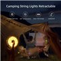 Lampe de Camping Extérieure Rechargeable Rétractable de 12M