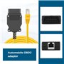 eMagTech Adaptateur de Prise OBD Remplacement Compatible avec BMW série F/série 1/série 3/série 5/série 7 pour Câbles de Données