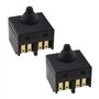 eMagTech 2pcs Meuleuse d'angle Interrupteur pour 100mm 4" meuleuse d'angle Bouton Poussoir Interrupteur d'alimentation Remplacem