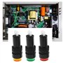 ECSiNG 18pcs Voyant d'alimentation LED DC 12V Montage Encastré sur Panneau pour Appareils Électroménagers de Télécommunications