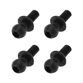 ECSiNG Lot de 4 vis de fixation à tête sphérique pour feu arrière - Vis filetées en plastique - Pièce de rechange 6V0945246 - Co ECSiNG Lot de 4 vis de fixation à tête sphérique pour feu arrière - Vis filetées en plastique - Pièce de rechange 6V0945246 - Co