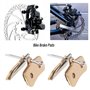 LT Easiyl 2 Paires Plaquettes de Frein Frittées pour Vélo Plaquettes de Frein à Disque Compatible avec Shimano Saint BR-M810 M82