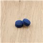 LT Easiyl 50 Pièces 9mm Embouts de Queue de Billard Bleus Embouts de Remplacement de Billard en Cuir Embouts de Queue de Billard