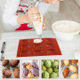 Lot de 3 Moule Madeleine Silicone, Silicone Moulle de Madeleines Cuisson à 9 Trous Forme de Coquille Antiadhésifs Madeleine Plaq